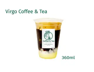 Cà phê sữa size M - 25.000 ₫ tại Virgo Cafe & Cake - Cà Phê Muối & Bánh Crepe Sầu Riêng Tươi - Trần Xuân Soạn