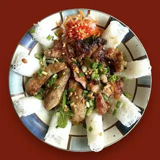 Bánh hỏi thịt nướng + nem nướng - 55.000 ₫ tại DÌ GIAO - Bún Thịt Nướng - Xuân Thuỷ