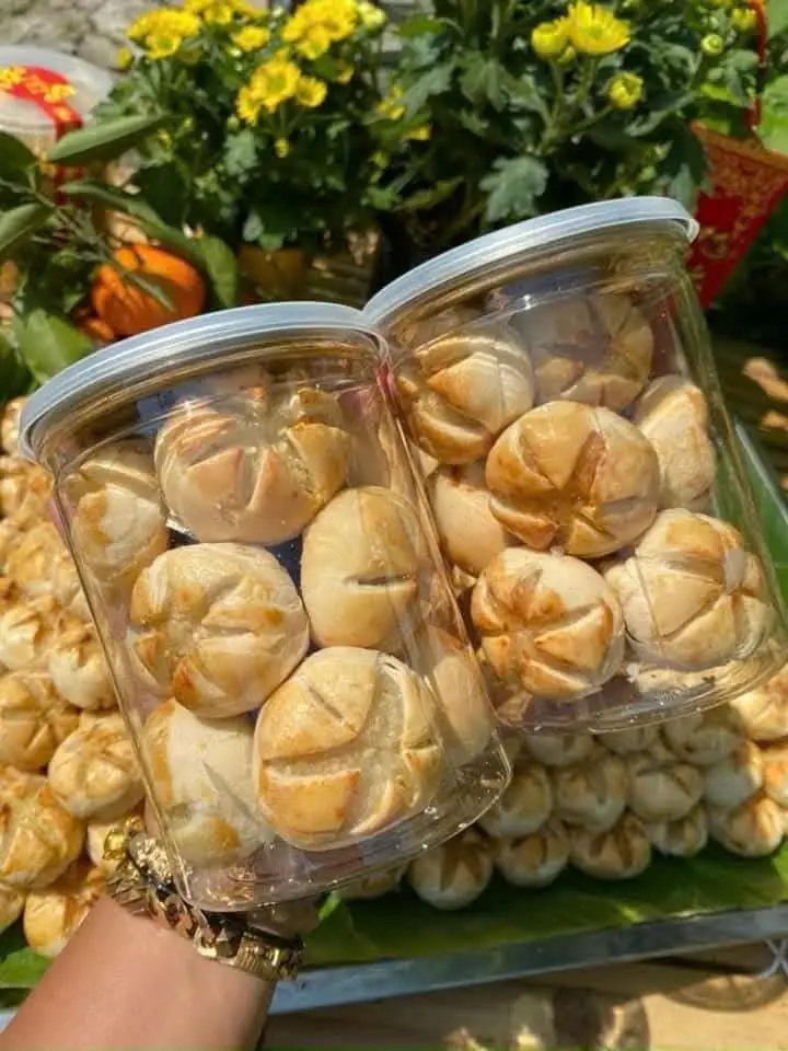 Hình ảnh Bánh bông dừa sầu riêng