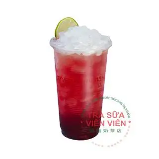 Hình ảnh Trà Nho Đỏ Thạch Dừa - 紅葡萄椰果Q茶