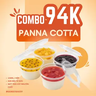 Panna Cotta - Set 4 Bánh - 94.000 ₫ tại Tiệm Bánh Góc Ngọt - Flan Gato -  Phan Văn Trị