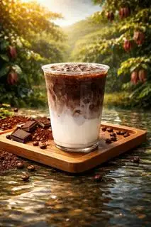 Cà phê cốt dừa - 25.000 ₫ tại Tiệm Nhà Mơ - Bơ Già Dừa Non & Sữa Chuối Socola - Đường Số 9