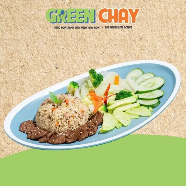 Cơm chiên Mã Lai thuần chay - 61.000 ₫ tại Green Chay - Cơm Chay Và Bún Chay - Hồ Con Rùa
