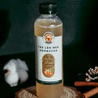 Kombucha Tắc Gừng - Calamansi Ginger | 500ml - 35.000 ₫ tại Kombucha House - Trà Lên Men Kombucha Vị Trái Cây - Nguyễn Văn Trỗi