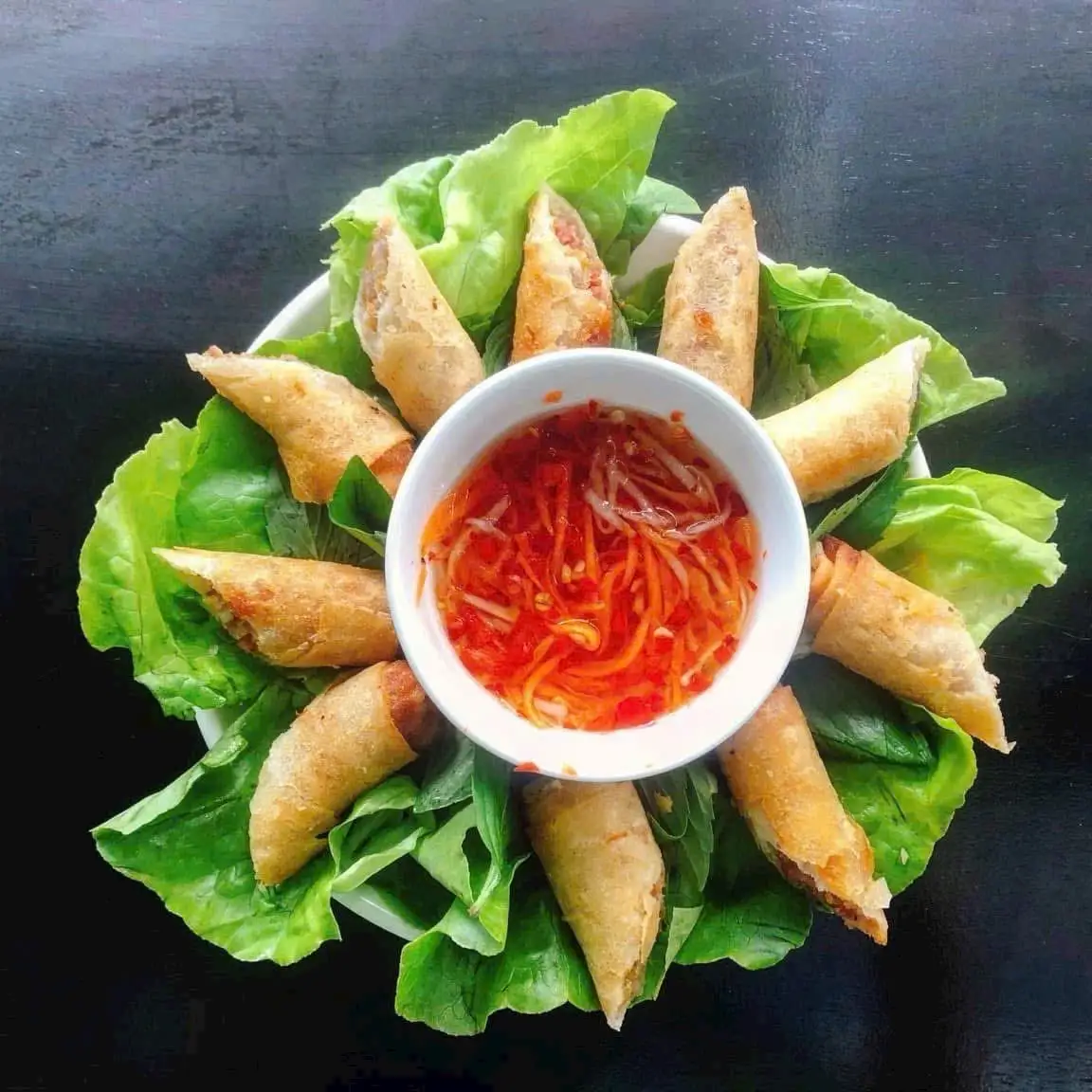 Chả giò tôm thịt - 17.000 ₫ tại Bún Thịt Xào Mĩ Mĩ Nè - Nguyễn Thiện Thuật