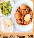 Hình ảnh Cơm Thịt Kho Trứng