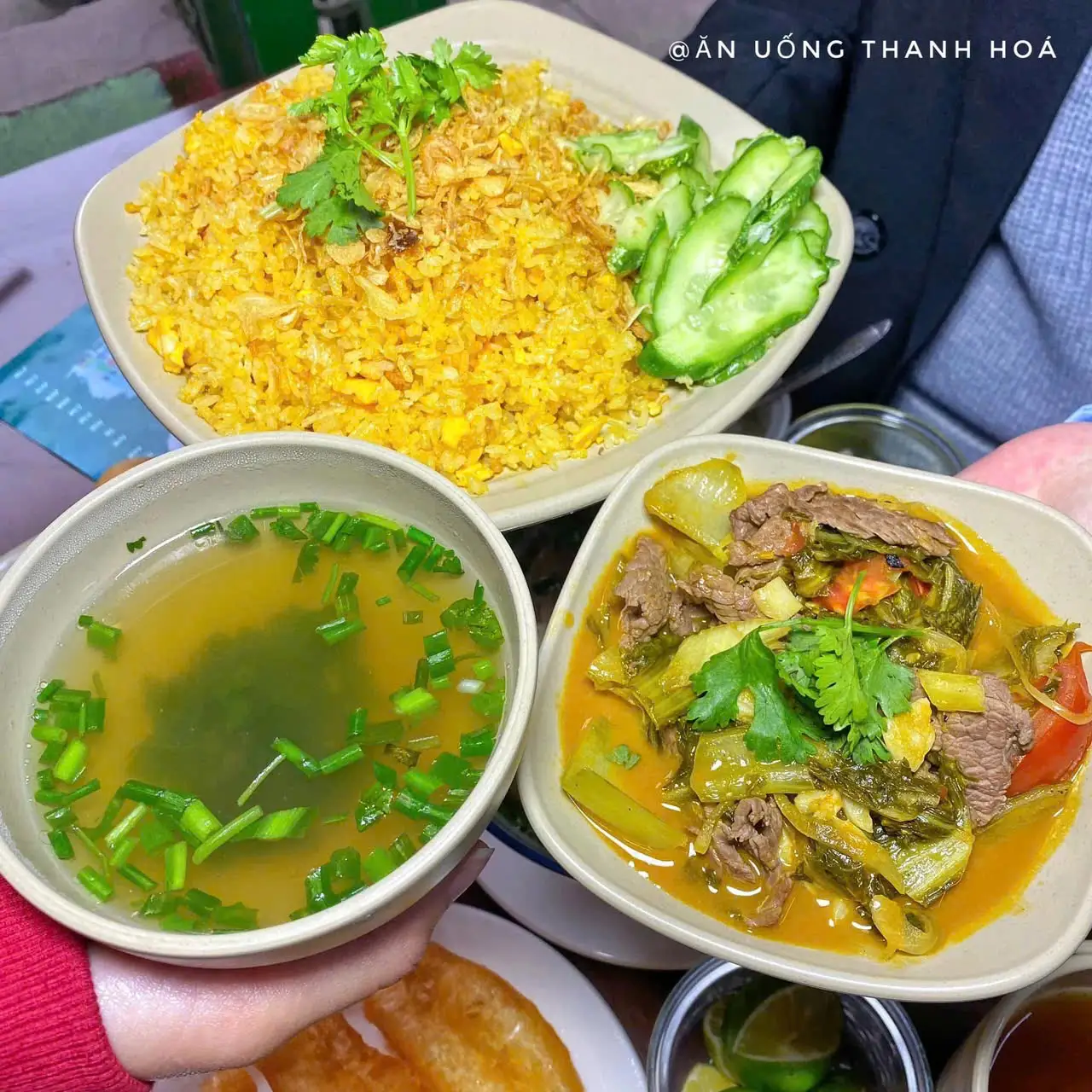 Hình ảnh cơm rang dưa bò 