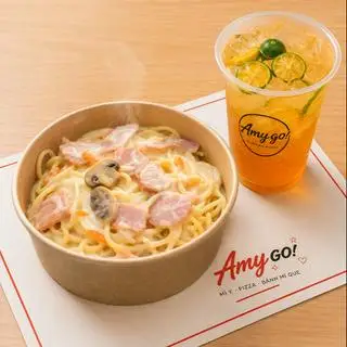 Combo Mì Ý  + Trà Tắc - 65.000 ₫ tại Amy Go! Mì Ý, Bánh Mì Que & Pizza - Bùi Đình Túy