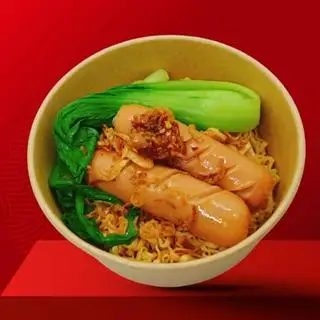 Mì Trộn Xúc Xích - 48.000 ₫ tại Mì Trộn & Mì Tương Đen Bố Già - Lãnh Binh Thăng