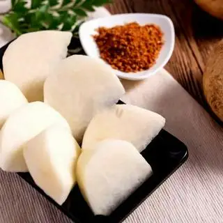 sắn gọt sẵn -400gr - 34.000 ₫ tại Ăn Vặt Ánh Hồng - Trái Cây Tươi & Tré Trộn - Lâm Văn Bền