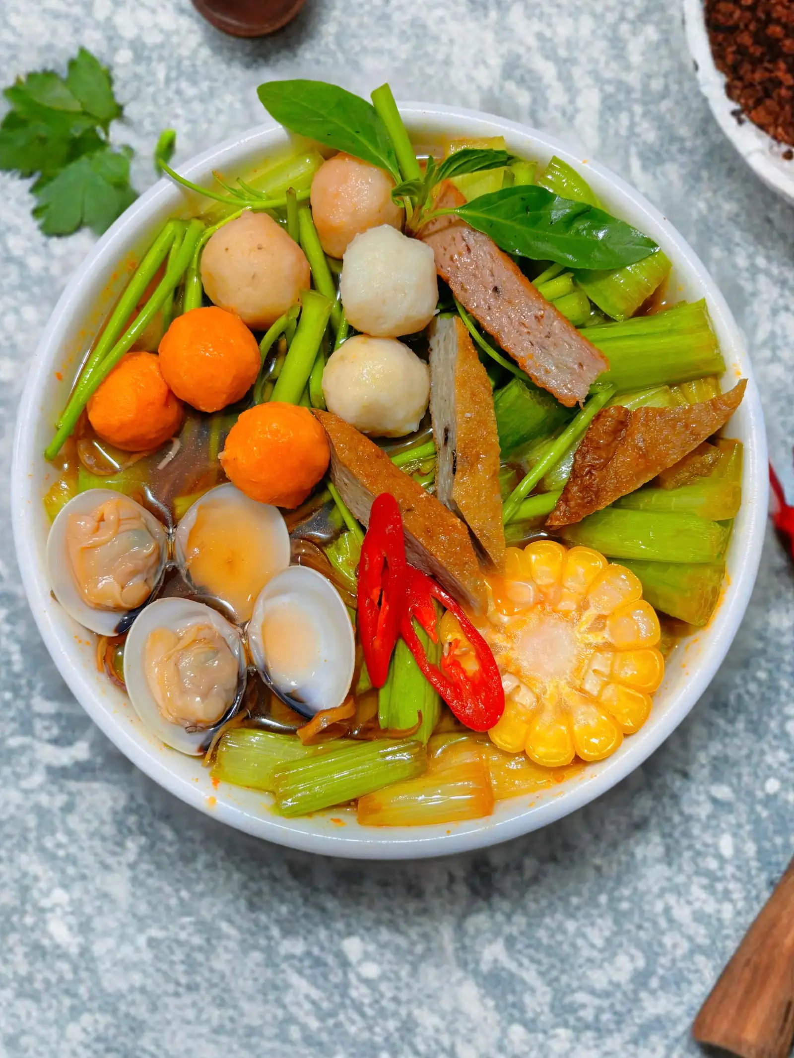 Bún Thái Cay Chả Cá - Cá Viên - 46.000 ₫ tại Bún Thái Nhà Kem - Huỳnh Tấn Phát