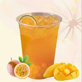 Trà xoài chanh dây ( mango passion fruit ) - 55.000 ₫ tại Khoai Lang Và Trứng Gà - Lê Thánh Tôn