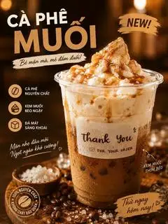 Hình ảnh Cà phê kem muối 