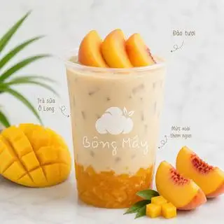 New !!! ÔLong Xoài Đào Sữa  (Size L) - 33.750 ₫ tại Bông Mây - Tiệm Trà Sữa, Cà Phê  & Panna Cotta - Cô Giang
