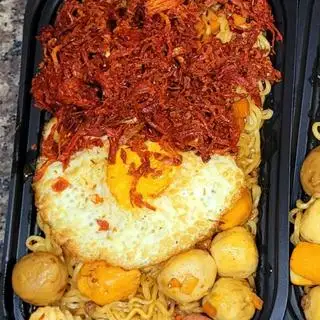 Hình ảnh Mỳ trộn bò khô