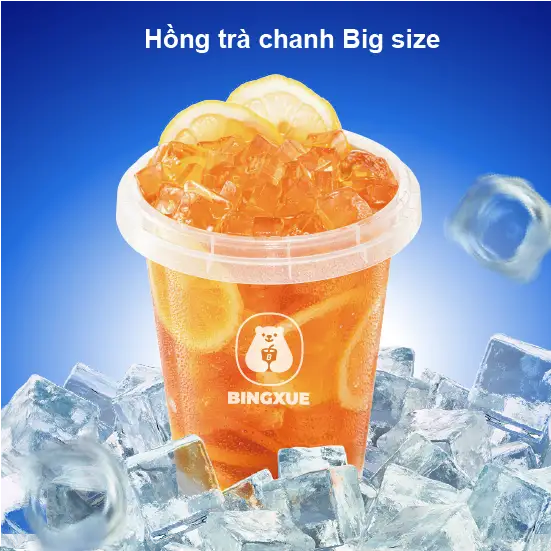 Hồng Trà Chanh Bigsize - 45.000 ₫ tại Bingxue - Kem & Trà Sữa - 64 Vĩnh Hội