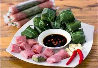 nem chua bình dinh - 8.500 ₫ tại Bánh Bột Lọc, Bánh Bèo & Bánh Hỏi - Hoàng Hoa Thám