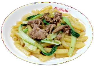 Hình ảnh nui xào bò 