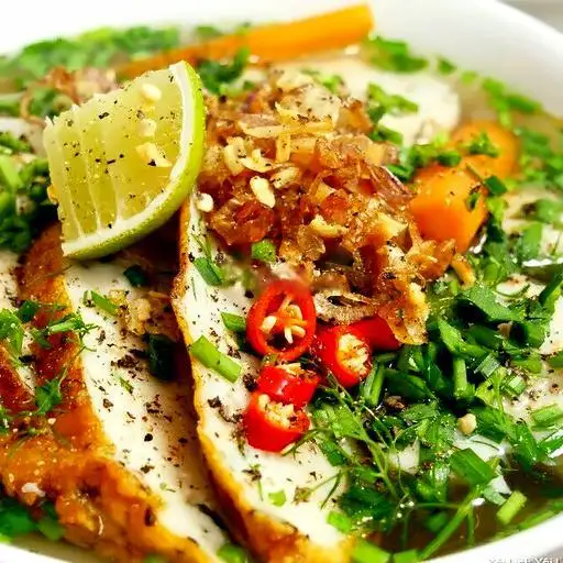 Bánh canh thịt - chả - 65.000 ₫ tại Bánh canh cua Linh - Điện Biên Phủ