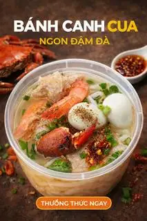 BÁNH CANH CUA ĐẶC BIỆT - 51.000 ₫ tại Súp Cua 898 - Đường 898