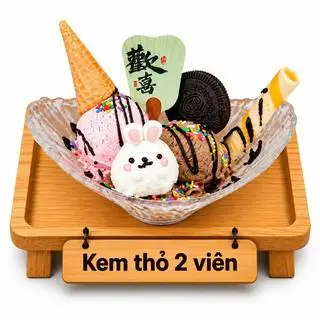 Hình ảnh Kem 2 Viên THỎ