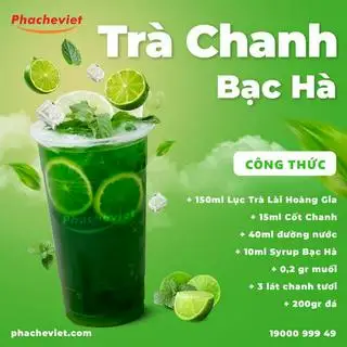 Hình ảnh Trà Chanh Bạc Hà chân trâu