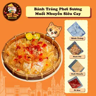 [COMBO 5 BỊCH] BÁNH TRÁNG PHƠI SƯƠNG MUỐI NHUYỄN SIÊU CAYYY - 130.000 ₫ tại Bánh Tráng Nghi Anh - Trần Xuân Soạn