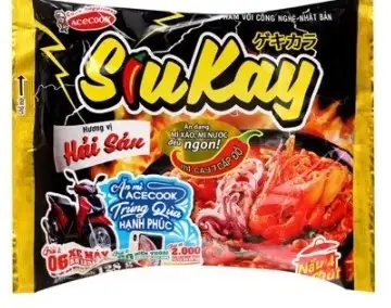 Mì trộn SIUKAY Trứng + Xúc xích - 56.000 ₫ tại Ăn Vặt Ruby - Mì Trộn & Cá Viên Chiên - Phong Phú