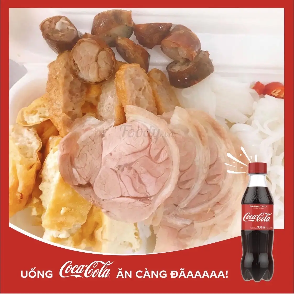 Hình ảnh 1 Bún đậu đầy đủ + 1 chai Coca