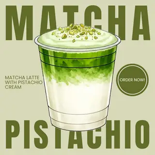 Hình ảnh Matcha Kem Dẻ Cười