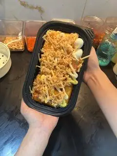 Hình ảnh bánh tráng cuộn chà bông 