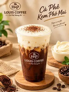 Hình ảnh cà phê kem phô mai