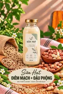 Hình ảnh Sữa: điêm mạch + đậu phộng