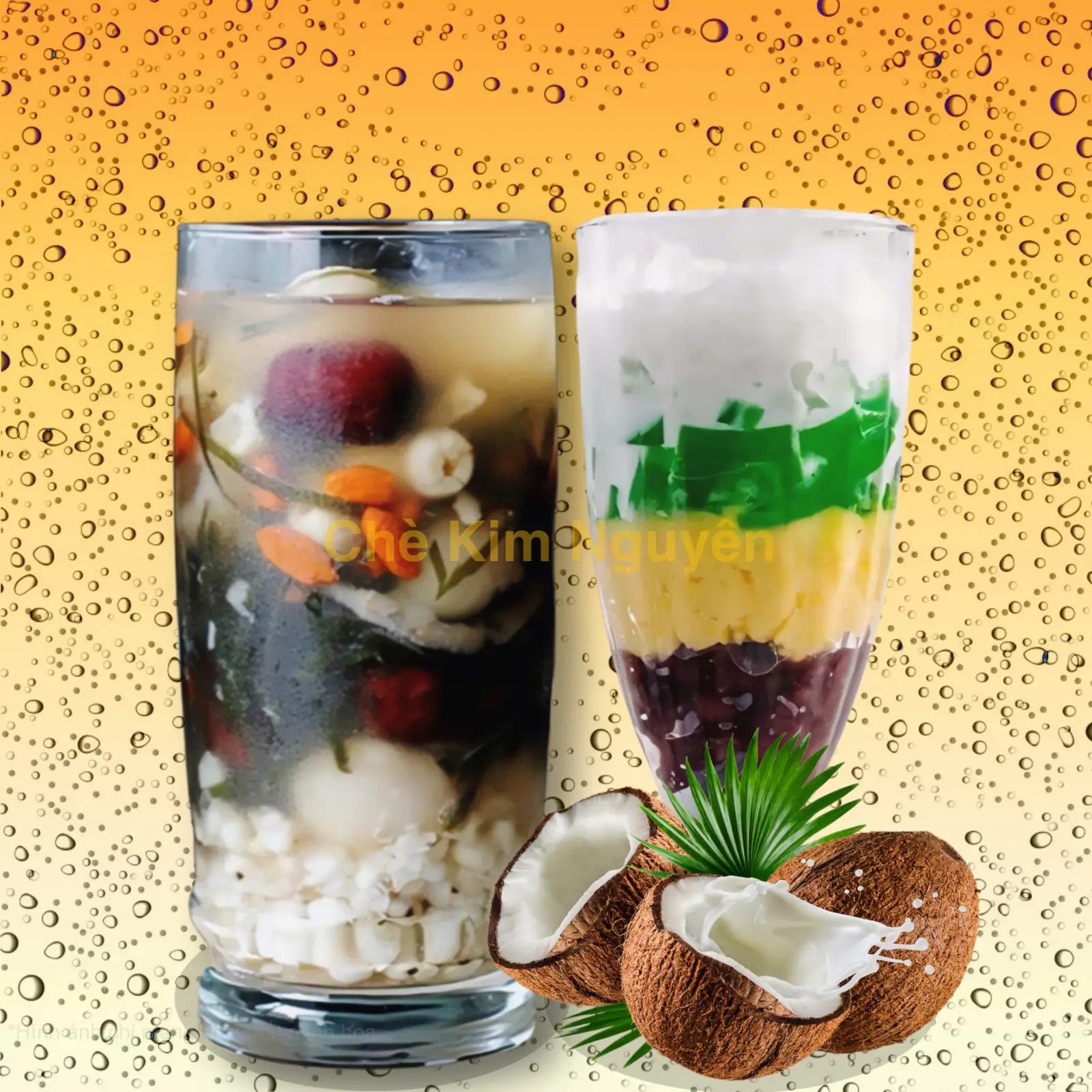 Combo Chè 3 Màu & Sâm Bổ Lượng - 59.000 ₫ tại Kim Nguyên - Chè & Nước Ép - Khuông Việt