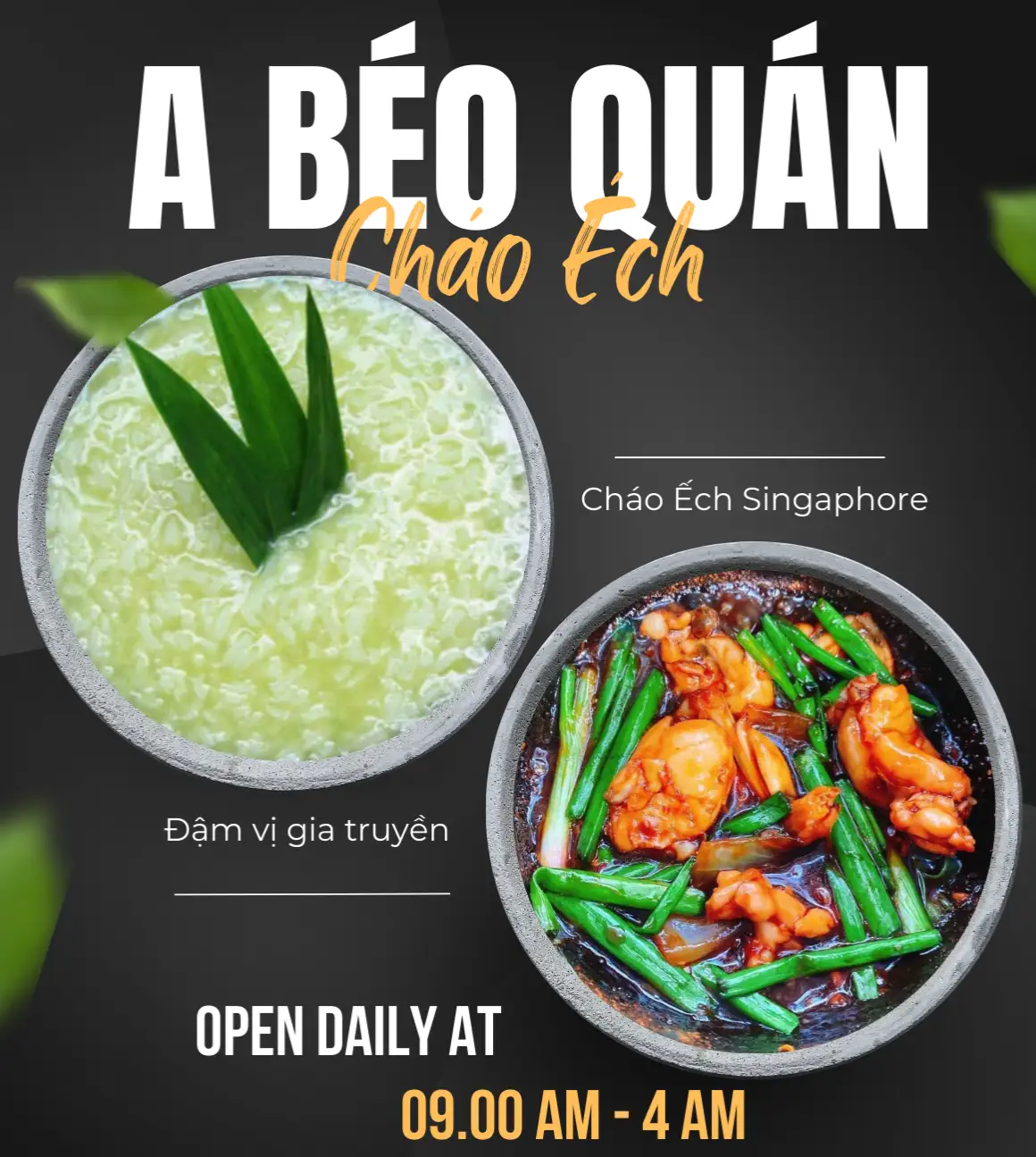 cháo ếch singaphore (3 con ếch và 1 thố cháo) - 119.000 ₫ tại Cháo Ếch Gấu Béo - Nguyễn Trọng Tuyển