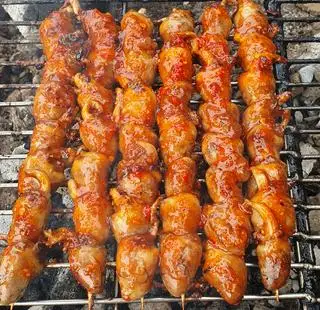 Hình ảnh Tim gà nướng