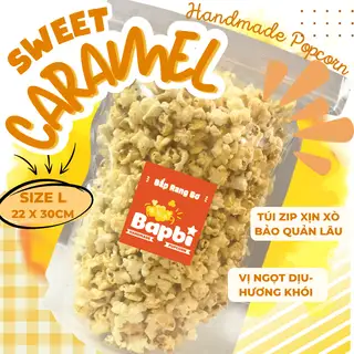 Bắp Rang Bơ Caramel Size L - 45.000 ₫ tại Bapbi Popcorn - Bắp Rang Bơ Kiểu Mỹ - Đồng Nai