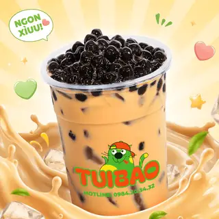 Hồng trà sữa trân châu size L - 28.000 ₫ tại Trà Sữa TuiBao - Trần Hưng Đạo