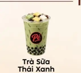 Hình ảnh trà sữa thái xanh