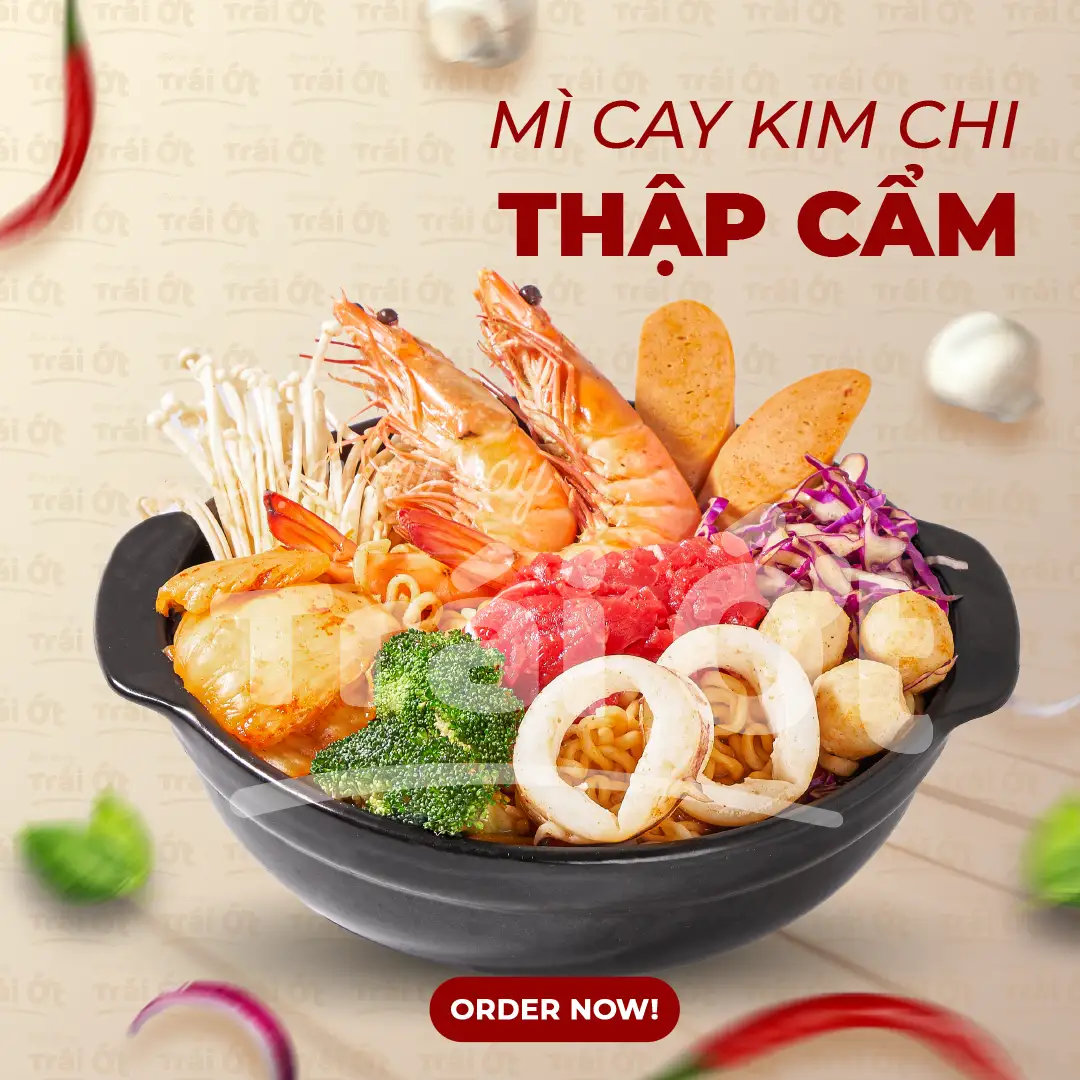 Mì Cay Thập Cẩm Special - 82.000 ₫ tại Mì Cay Trái Ớt - Hoàng Hoa Thám