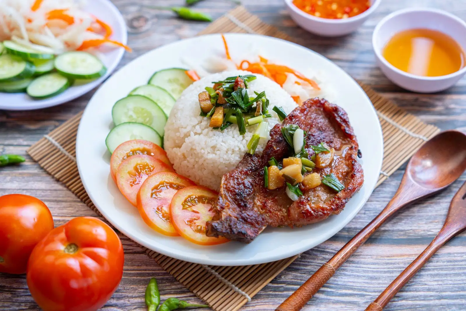 Cơm Sườn - 45.000 ₫ tại Cơm Tấm A Tài - Phạm Hùng