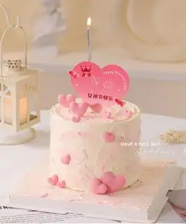 Hình ảnh Bánh kem tym hồng