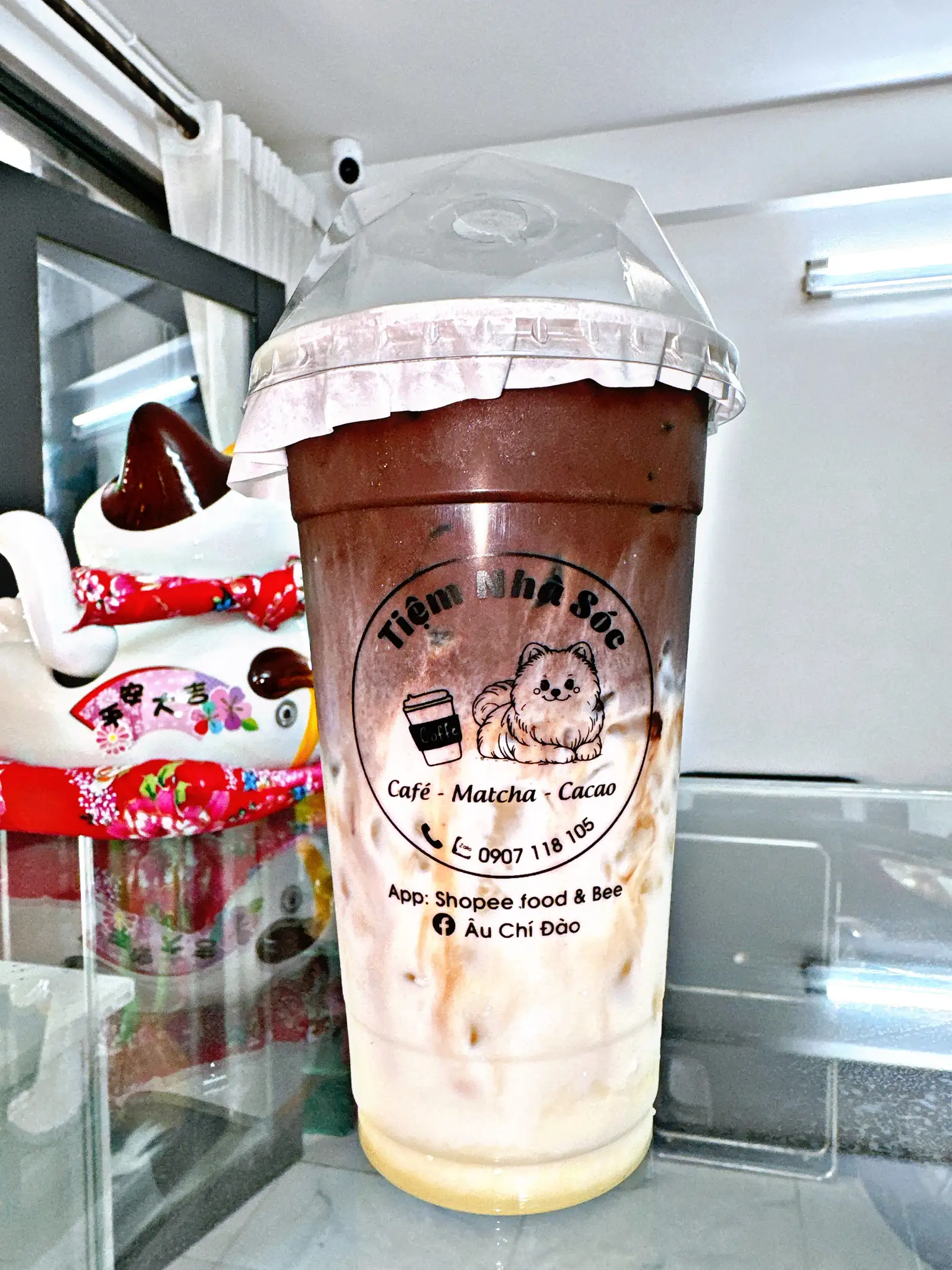 Cacao latte - 44.000 ₫ tại Tiệm Nhà Sóc - Cafe, Matcha & Cacao - Khánh Hội