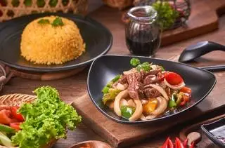 Cơm bò lúc lắc - 68.000 ₫ tại Cơm Gà Xối Mỡ 142 - Lê Văn Duyệt