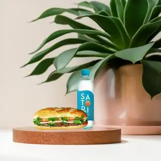 Bánh mì truyền thống + nước suối  - 39.000 ₫ tại Bánh Mì Patê Gia Lai Benri Bread - Hoàng Hoa Thám