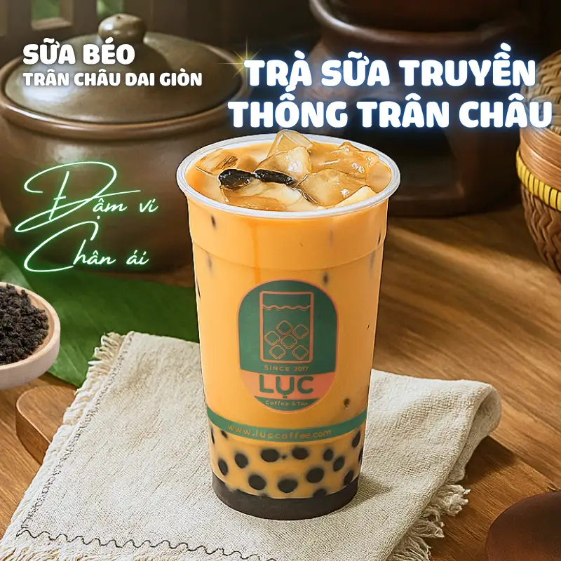 Trà Sữa Truyền Thống Trân Châu - 35.100 ₫ tại Lục Cafe - Trường Sa