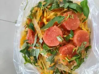 bánh tráng trộn chay  - 25.000 ₫ tại Gánh Bánh Tráng Trộn Thủ Thiêm - Hữu Hà - Đường Số 21