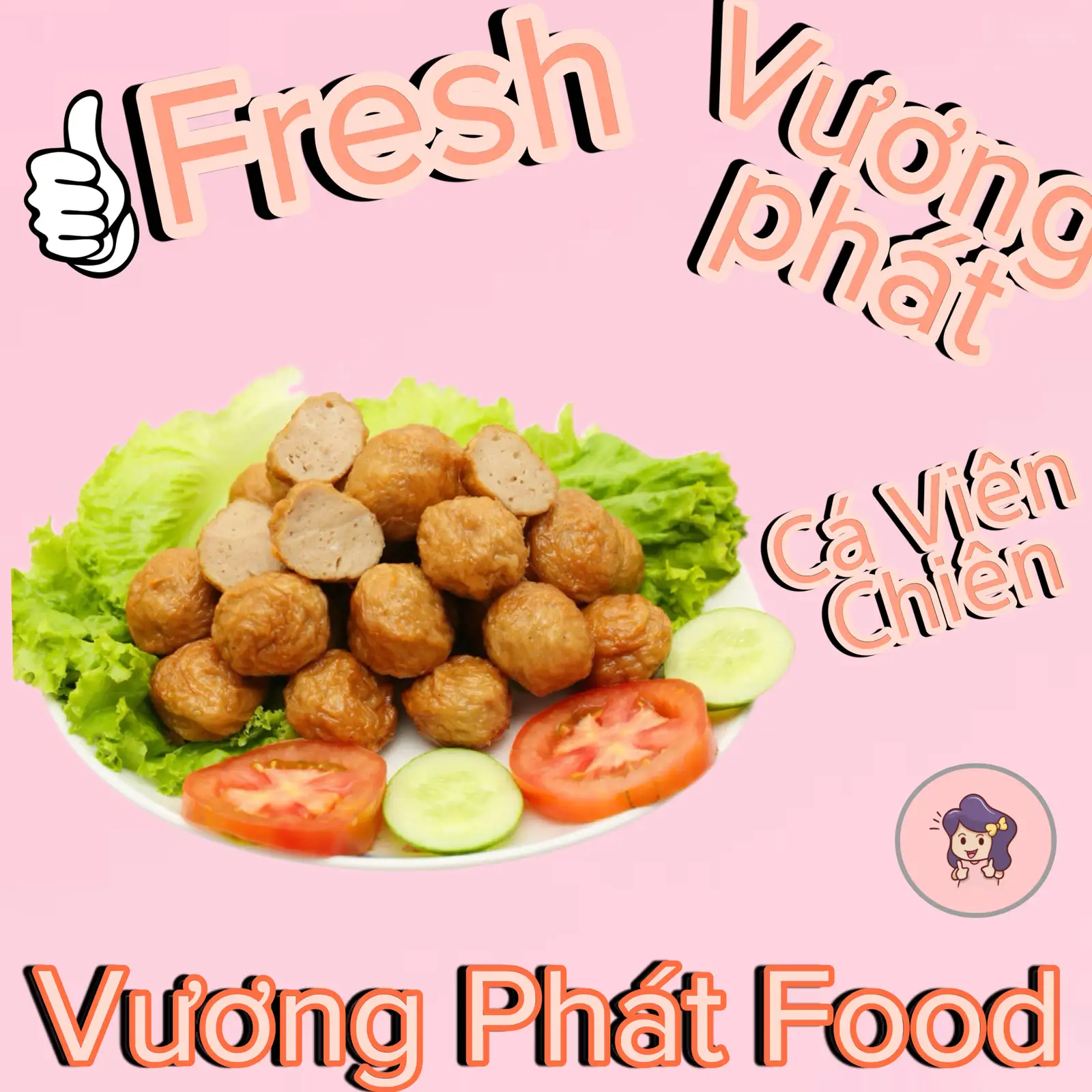 Bò Viên Chiên ( 8 Viên ) - 11.500 ₫ tại Vương Phát - Ăn Vặt & Cá Viên Chiên - Cách Mạng Tháng Tám