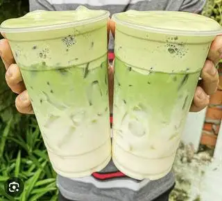 Hình ảnh Matcha sữa gấu