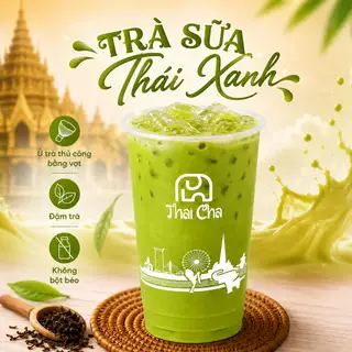 Hình ảnh Trà Sữa Thái Xanh - ไทยเขียว - Size L (700ml)